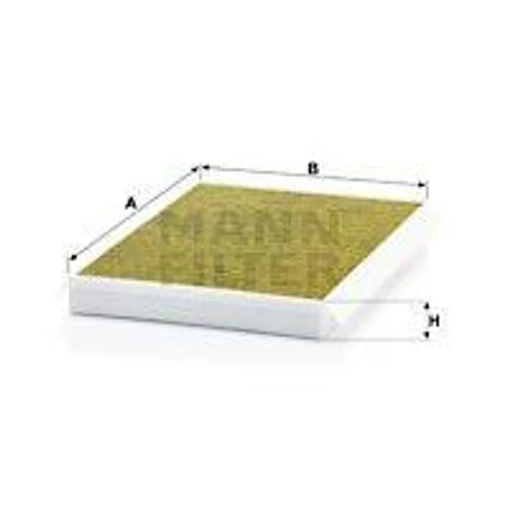 Filtre à air d'habitacle au charbon actif pour Mercedes Sprinter et Crafter