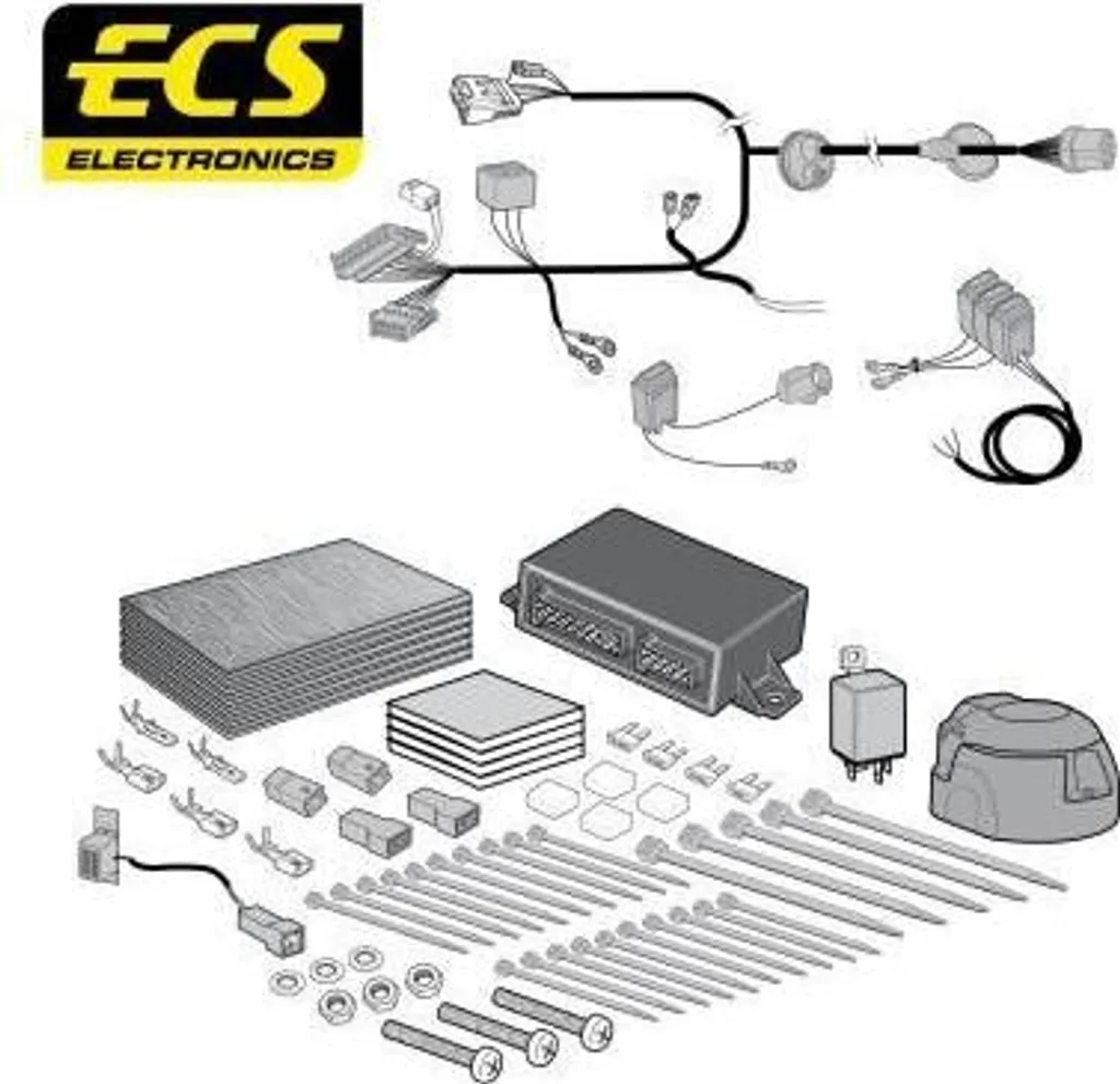 Kit électrique ECS FI-044-BX 13 broches haute performance pour FIAT 500X