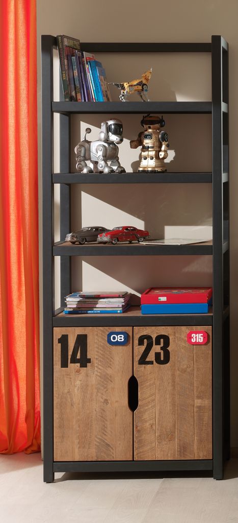Vipack AXBI2219 Regal Alex; ( 80 cm x 200 cm x 40 cm ) Produktbild 