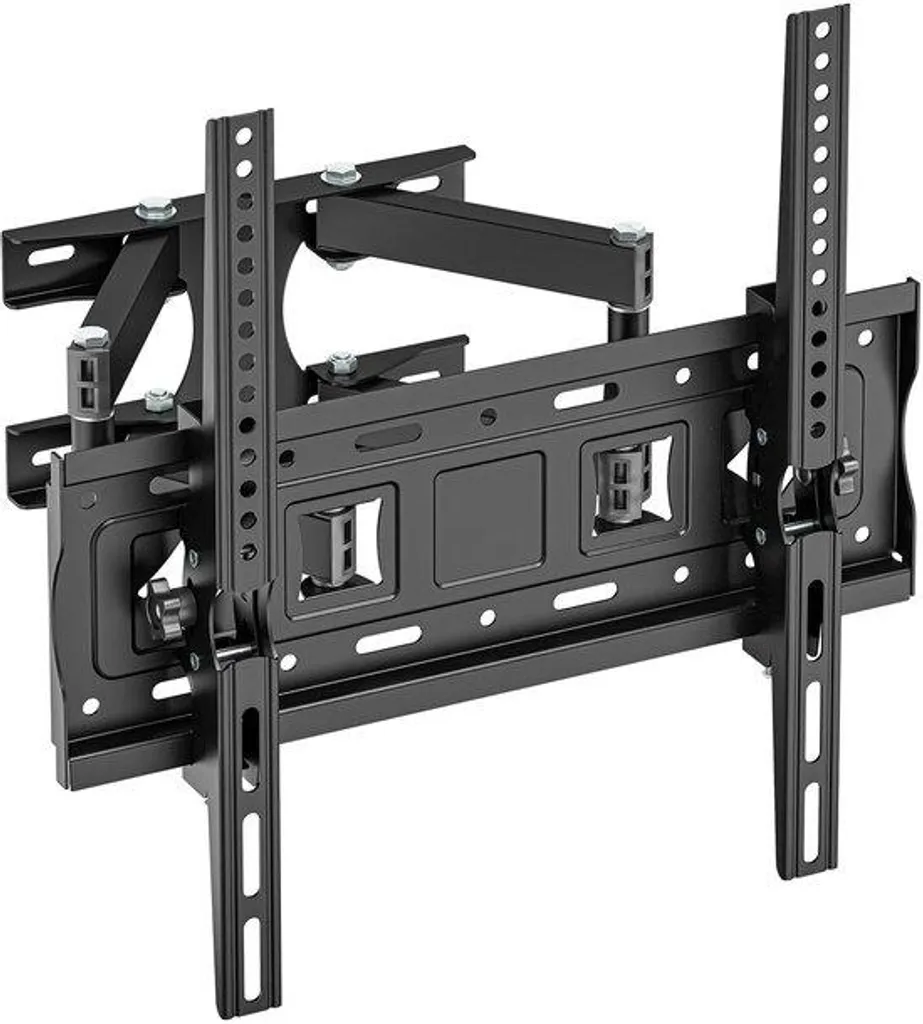 Support Télé Pivotant et Inclinable VESA 400x400 Noir pour TV de 30 kg