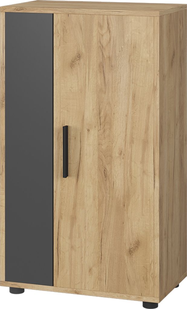 Komoda Vicco Berno Zlatý dub power/antracit 50.1 x 87.3 cm Obrázek produktu 