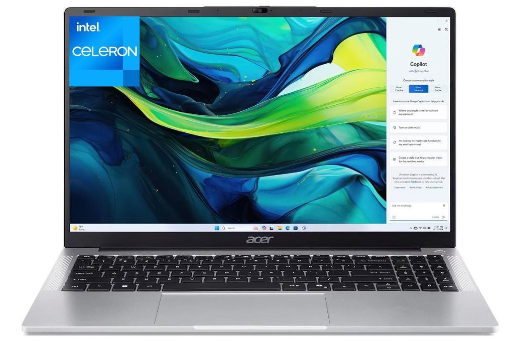 ACER Laptop Aspire Lite 15 Cel N4500 8GB 256GB NoOS Zdjęcie produktu 