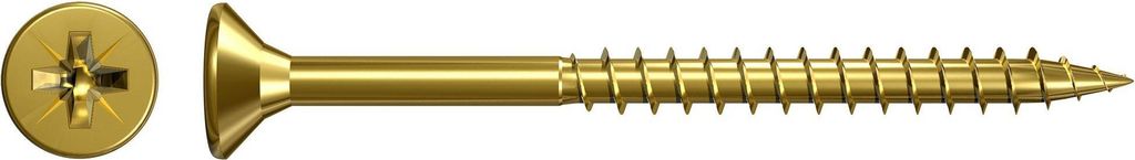 Fischer ClassicFast II 6,0x45 Spanplatten-Schrauben Senkkopf TG PZ 200 Stück