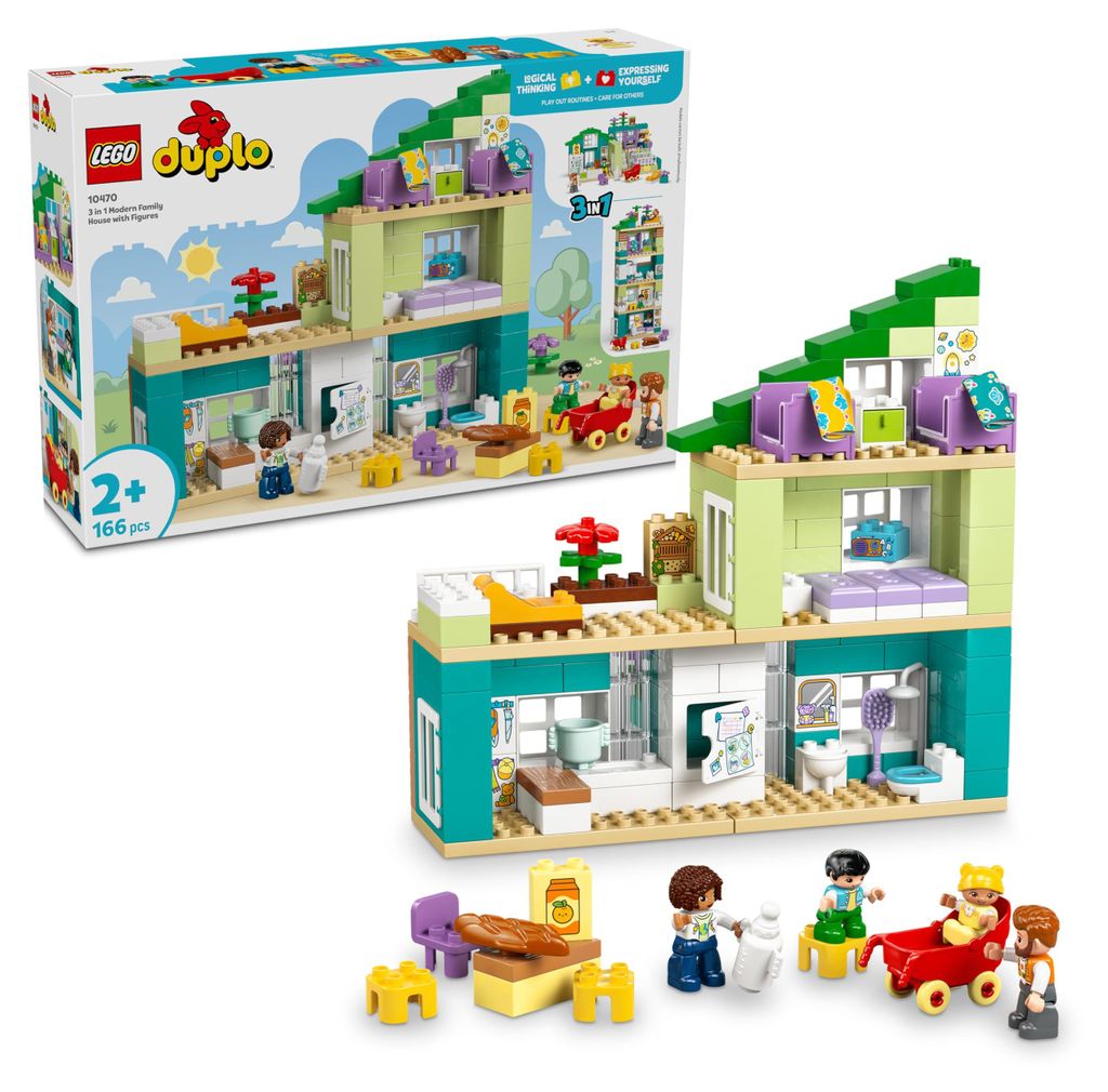 LEGO DUPLO TOWN 3 en 1 10470 Maison familiale moderne Image du produit 