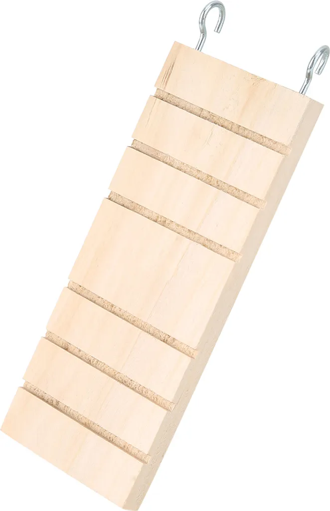 Piattaforma Gioco e Scaletta Legno per Arredo Gabbia Roditori - 3