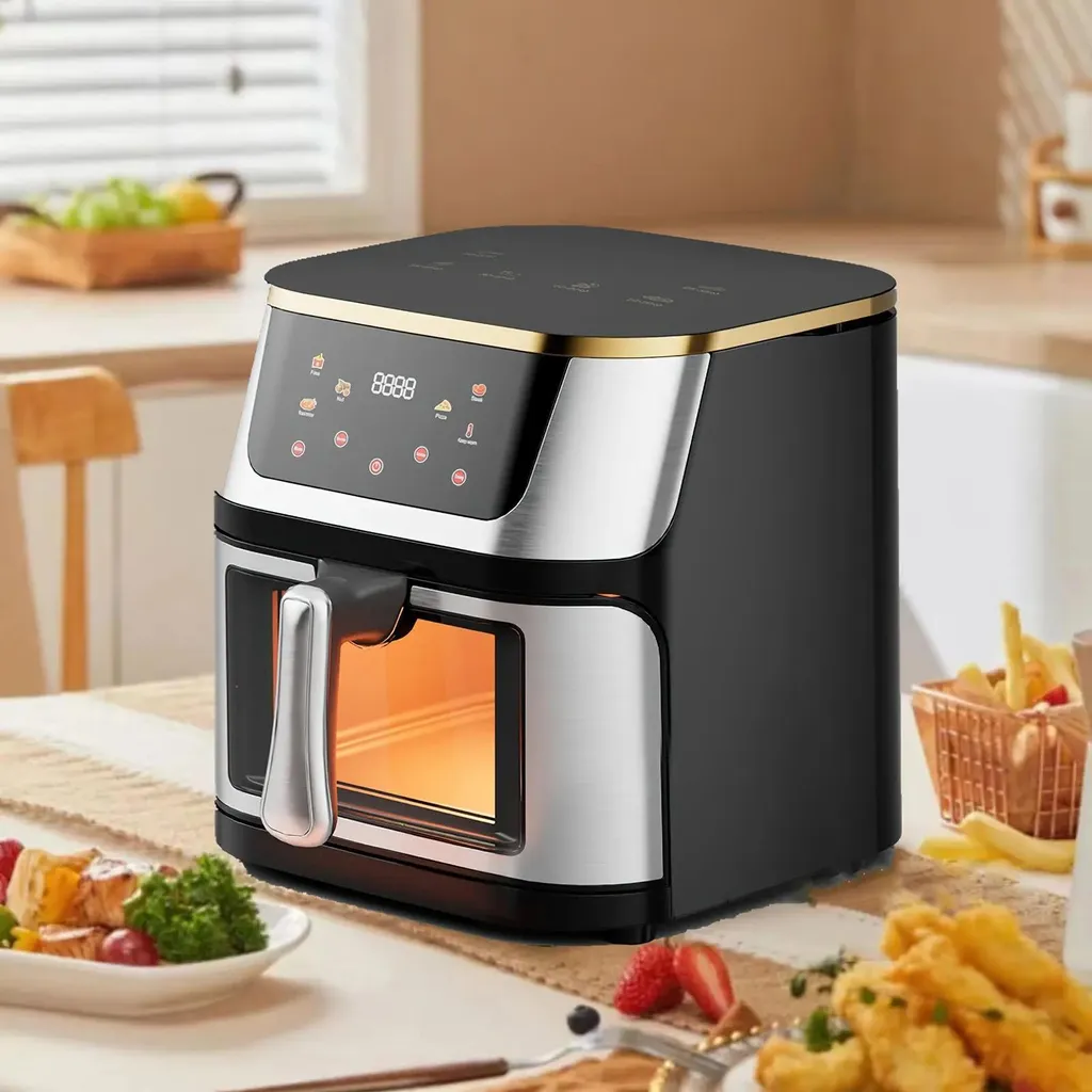 Air Fryer 12L avec fenêtre de visualisation et écran tactile précis