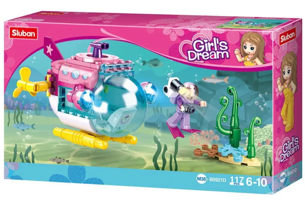 Sous-marin Sluban Girls Dream : Idée Cadeau Anniversaire Enfant 6 Ans