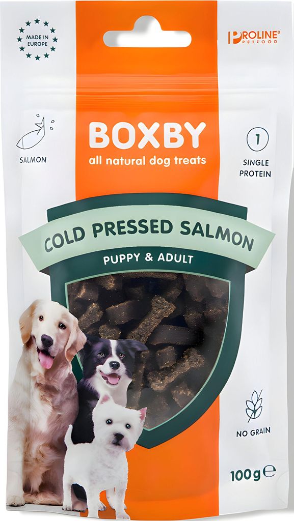 Proline Boxby kaltgepresster Lachs 100 Gramm - Gebr de boon