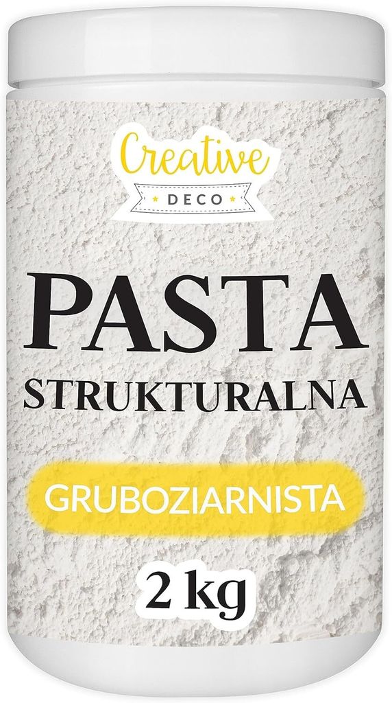 Creative Deco Pasta Strukturalna 2kg | Gruboziarnista | Zdjęcie produktu 