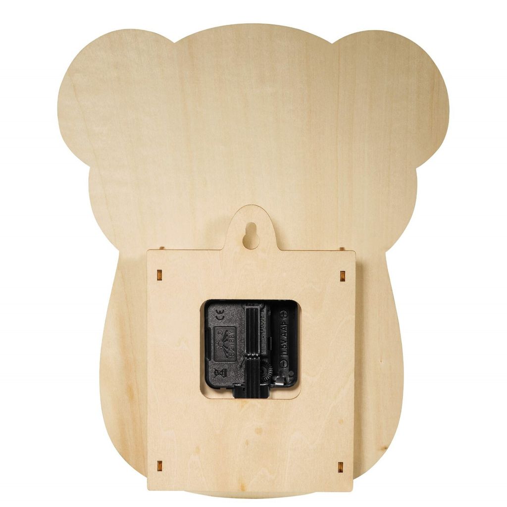 Hama Kinder-Wanduhr "Koala", geräuscharm, Holz Produktbild 3