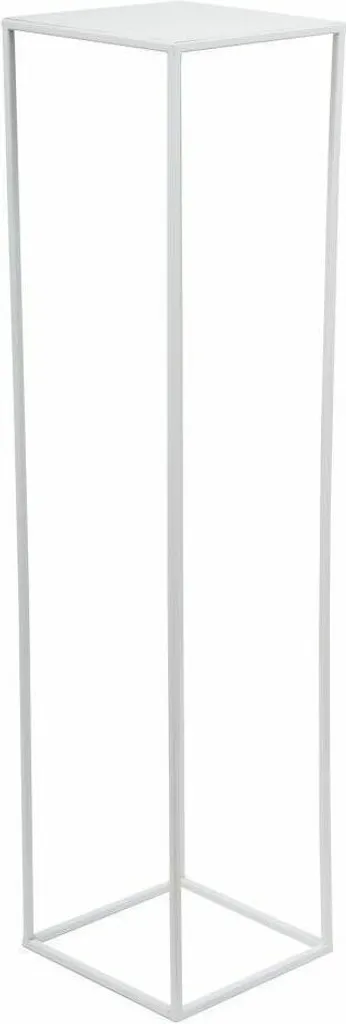 Howhomely Porte-fleurs en Métal Blanc 100cm - Support Plantes Design