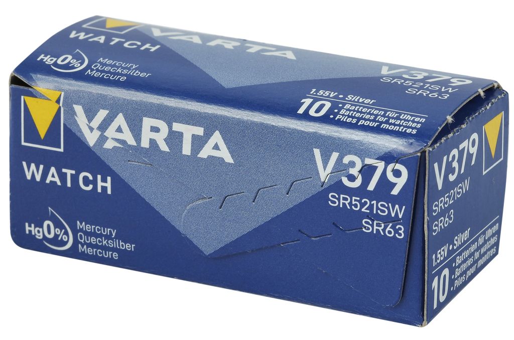 Varta - VA 379 batterij voor horloges, type SR63 (1 stuk) Productafbeelding 