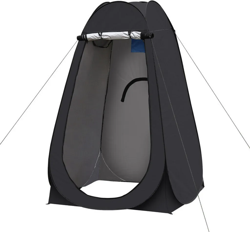 CLIPOP Tente de Douche Pop-up Noire 120x120x190 cm pour le Camping