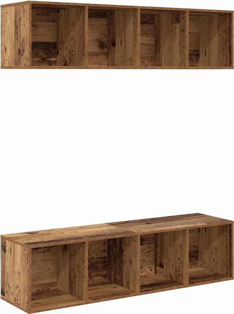 vidaXL TV-Schrankset 2 pcs Altholz 37 x 37 x 142,5 cm Holzwerkstoff