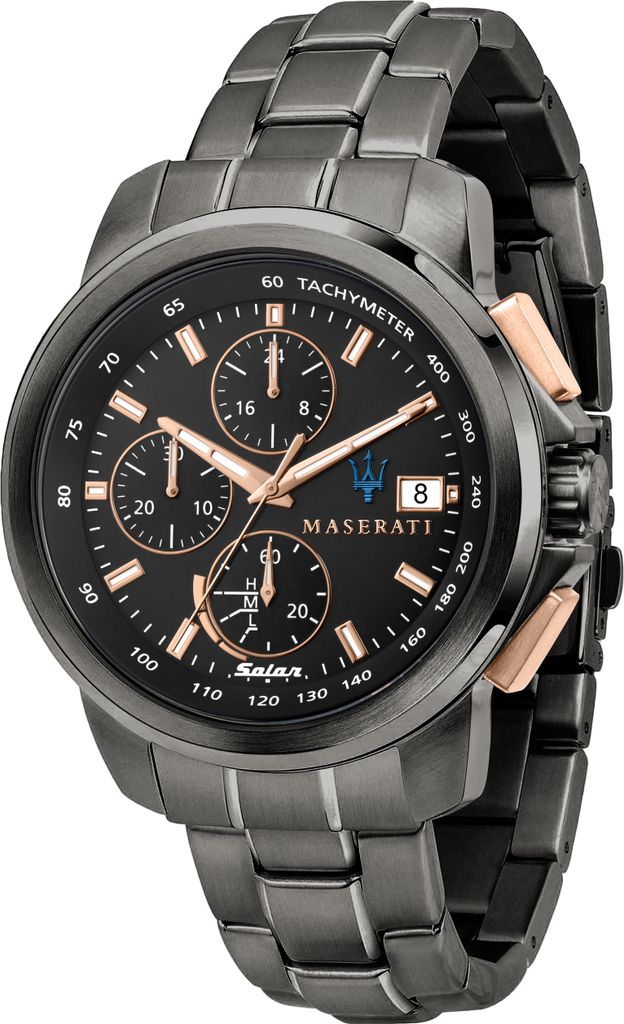 Maserati R8873645001 Successo Solar Chronograph Herrenuhr 44mm 5ATM
