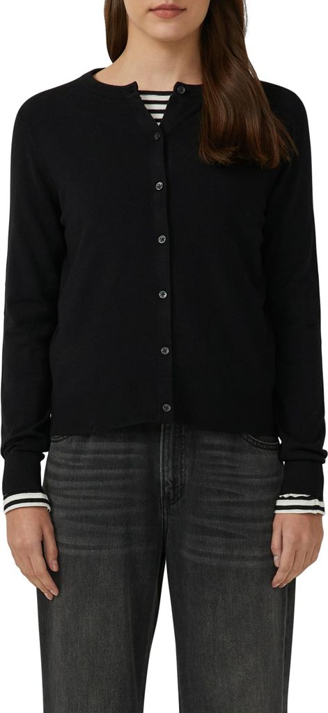 S. Oliver Strickjacke BLACK 34