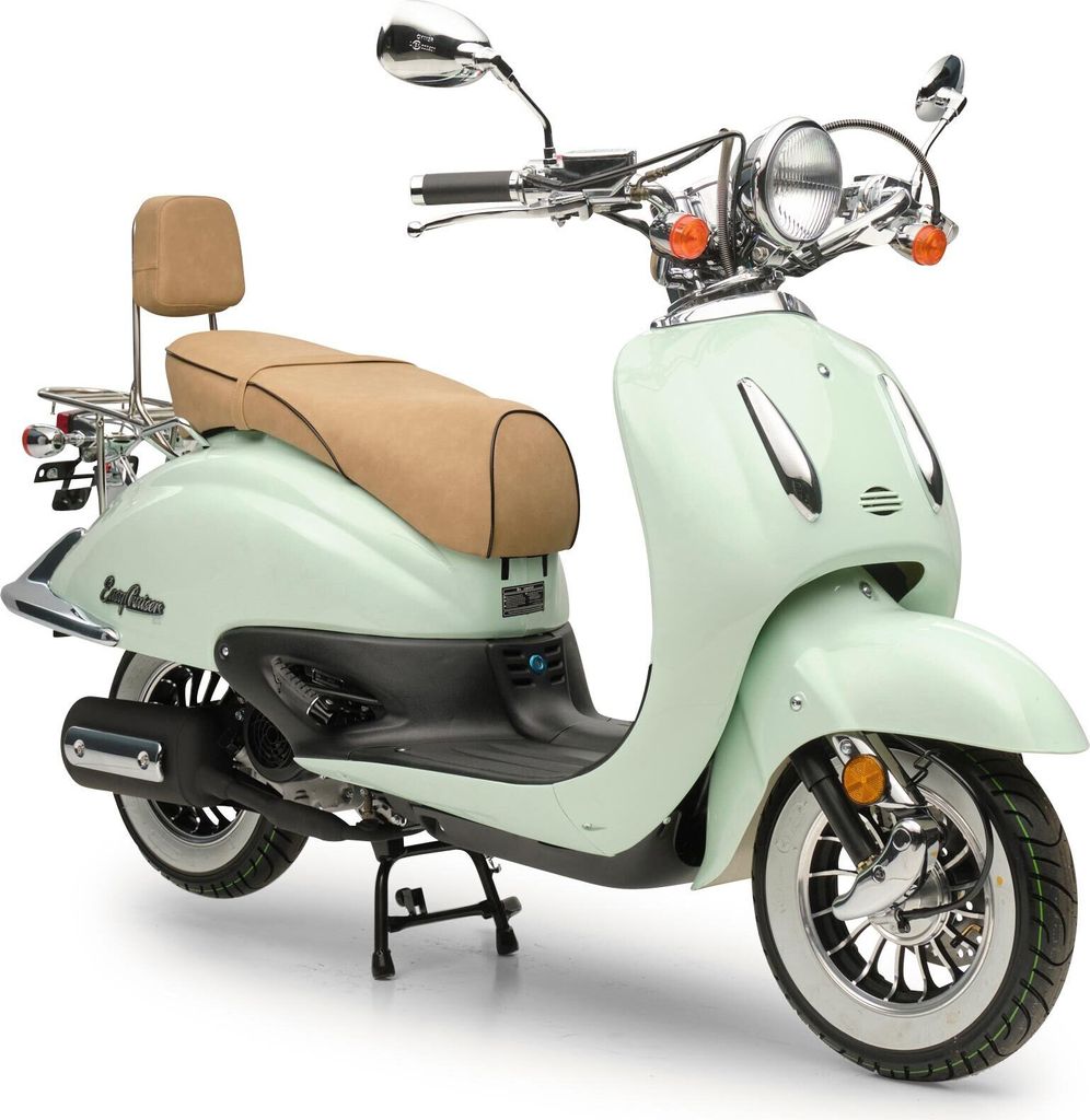 Motorroller Retro EasyCruiser Eco Mint 50ccm 45 kmh Moped Produktbild 5