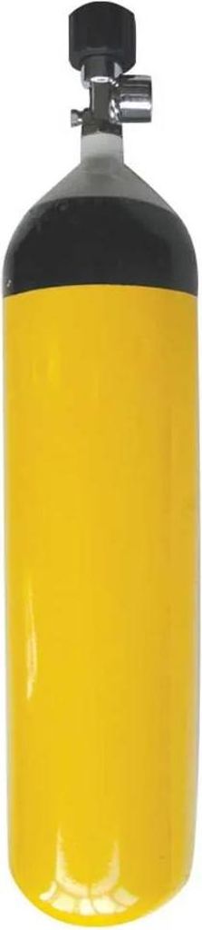 Spare compressed air cylinder ,6lt+ Valve 300bar assembled , with air