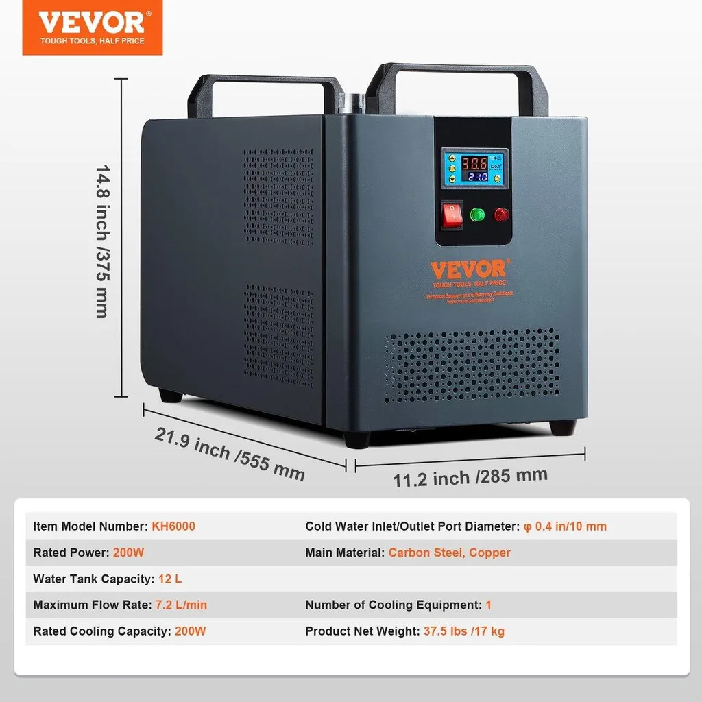 Refroidisseur pour machine laser CO2 : solution 12L pour gravure stable - 7