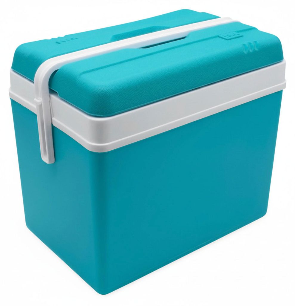 3.09 Kühlbox 35 Liter - ca. 48 x 30 x 40 cm - Farbe: türkis Produktbild 