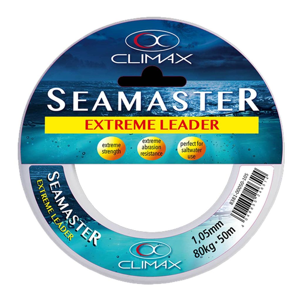 Climax 50m 1,20mm Seamaster Extreme Leader transparent-lichtgrau Vorfachschnur