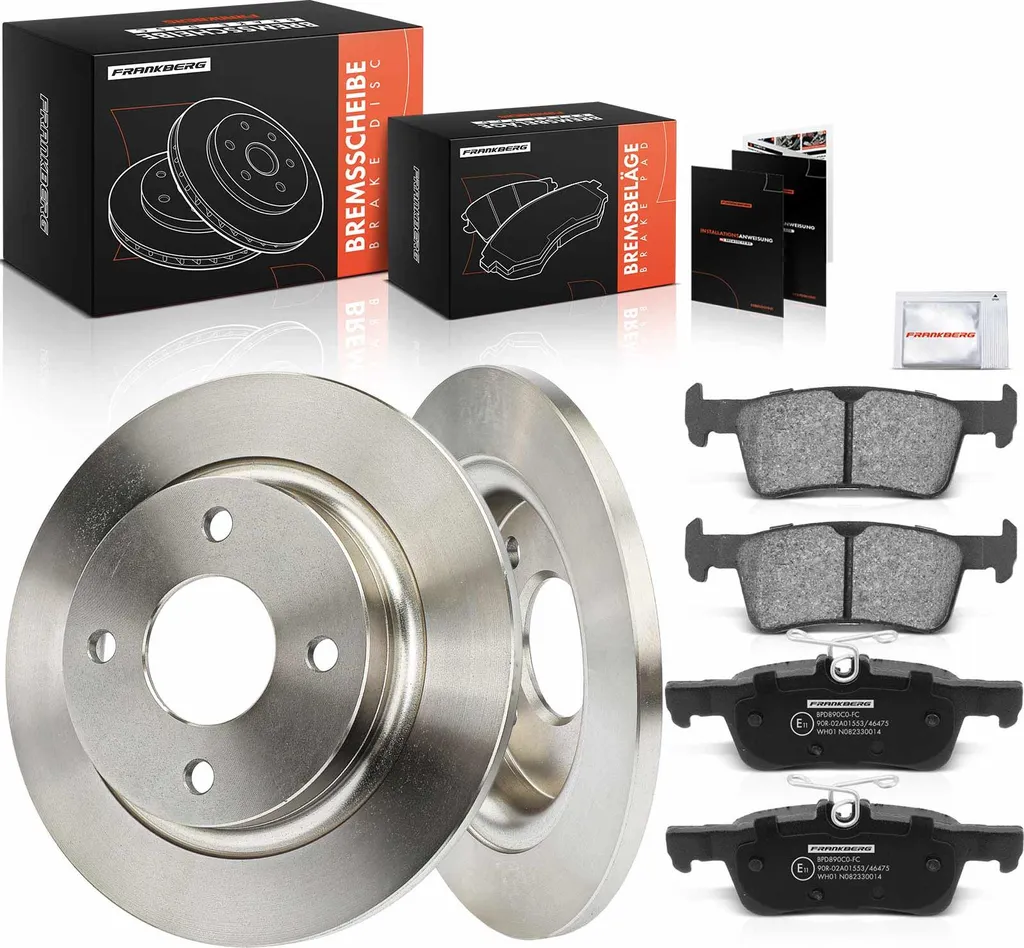 Éliminez Bruits et Vibrations : Freins Arrière pour Ford Fiesta VII 1.1L