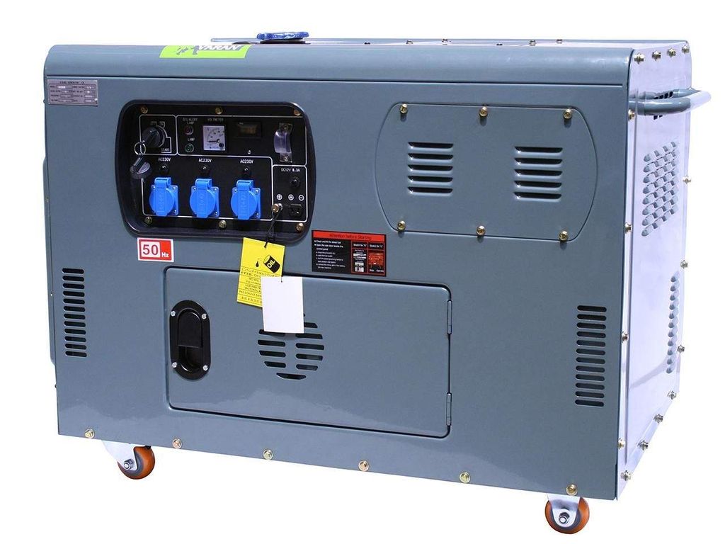 Varan Motors - 92692 STROMERZEUGER 12KW STROMAGGREGAT 230V + 12V DIESEL SCHALLGEDÄMPFT STROMGENERATOR