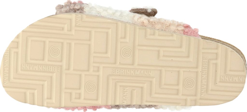 Dr. Brinkmann Damen Hausschuh Teddy Flausch Pantolette Schurwolle 320057, Größe:40 EU, Farbe:Rosa