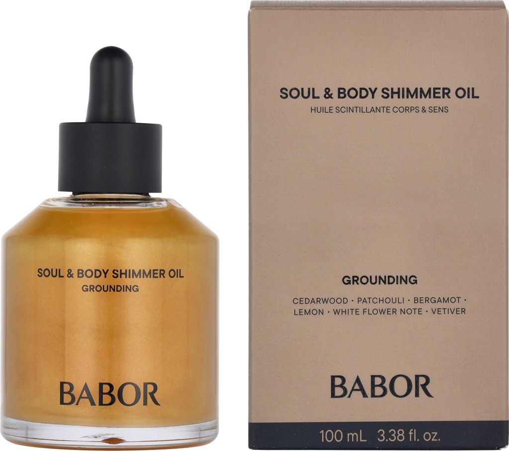 BABOR Soul & Body Shimmer Oil Grounding, Öl, Frauen, Produktbild 