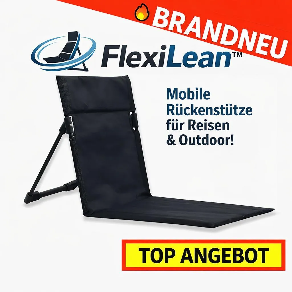 Chaise de sol réglable FlexiLean™ - Dossier ergonomique ultra léger
