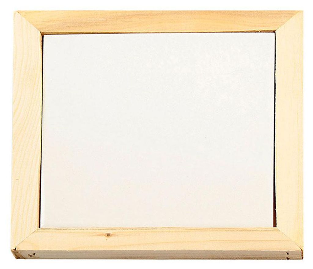 Creativ Company Coaster mit Holzrahmen 15x15 cm, 10st. Produktbild 