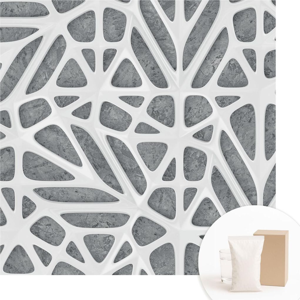 Fototapete - Wandbilder für Wohnzimmer - 250x250 cm - Dekorative Wandfolie - Modernes Design für Wanddekoration - Tapeten für Innenräume - Geom...