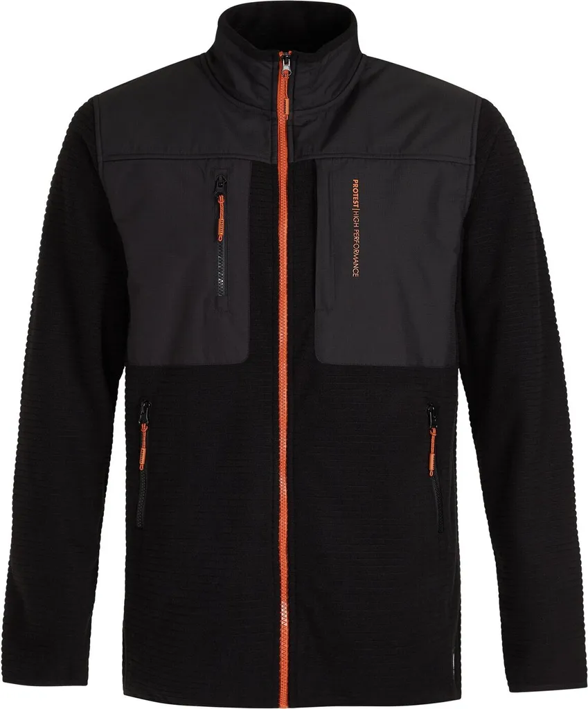 Protest PRTVANERN Veste Polaire Full Zip True Black Homme XXL Confort