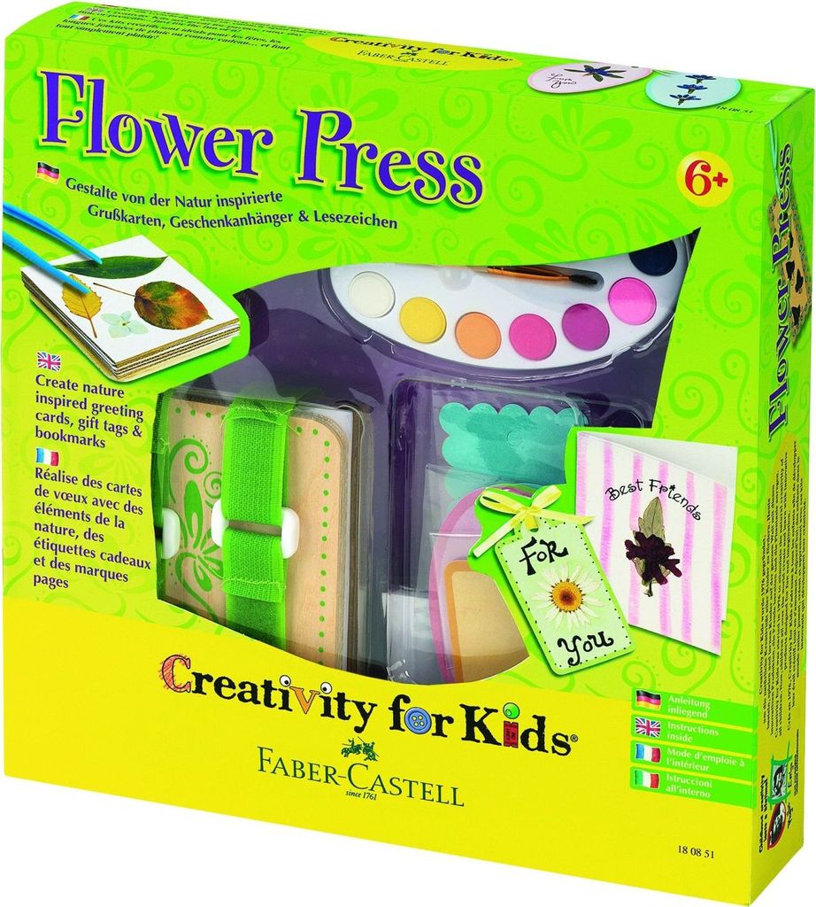 Eberhard Faber Creativity for Kids Mal -und Bastelset / Kids Flower Press