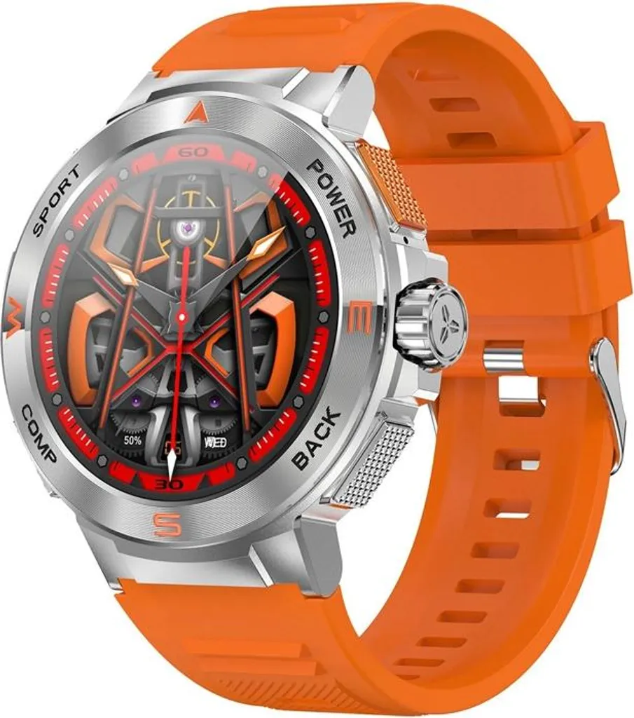 Montre connectée GPS BlitzWolf BW-AT5 orange idéale pour randonnée et trail