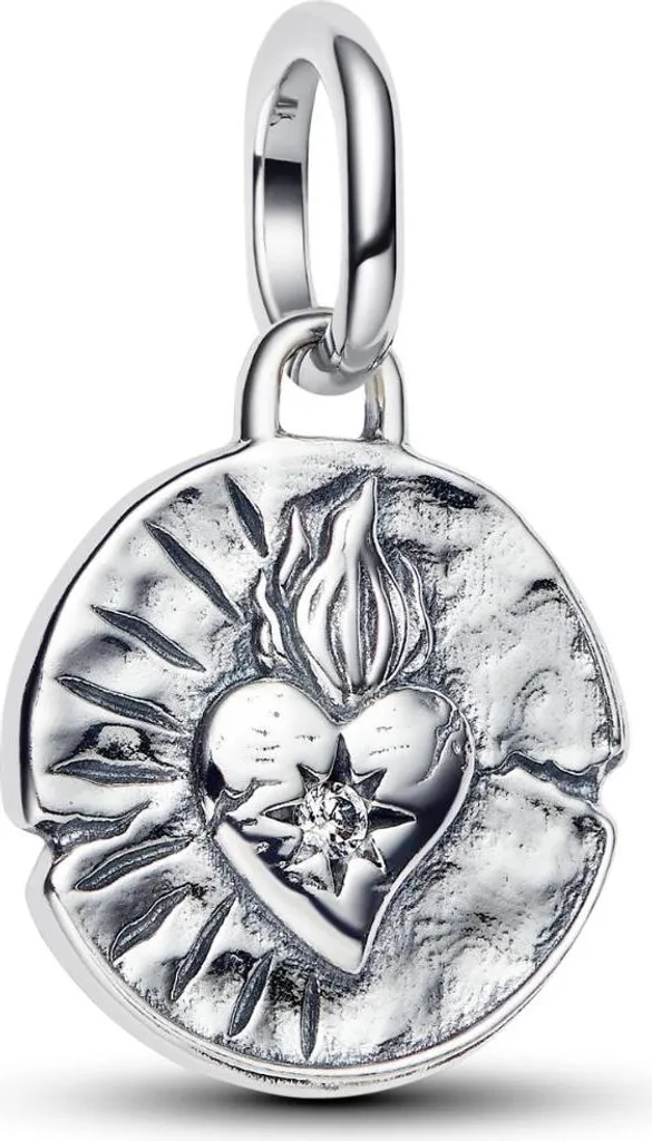 Pandora ME Charm Medaglione Cuore 793975C01 | Argento 925 e Zirconi