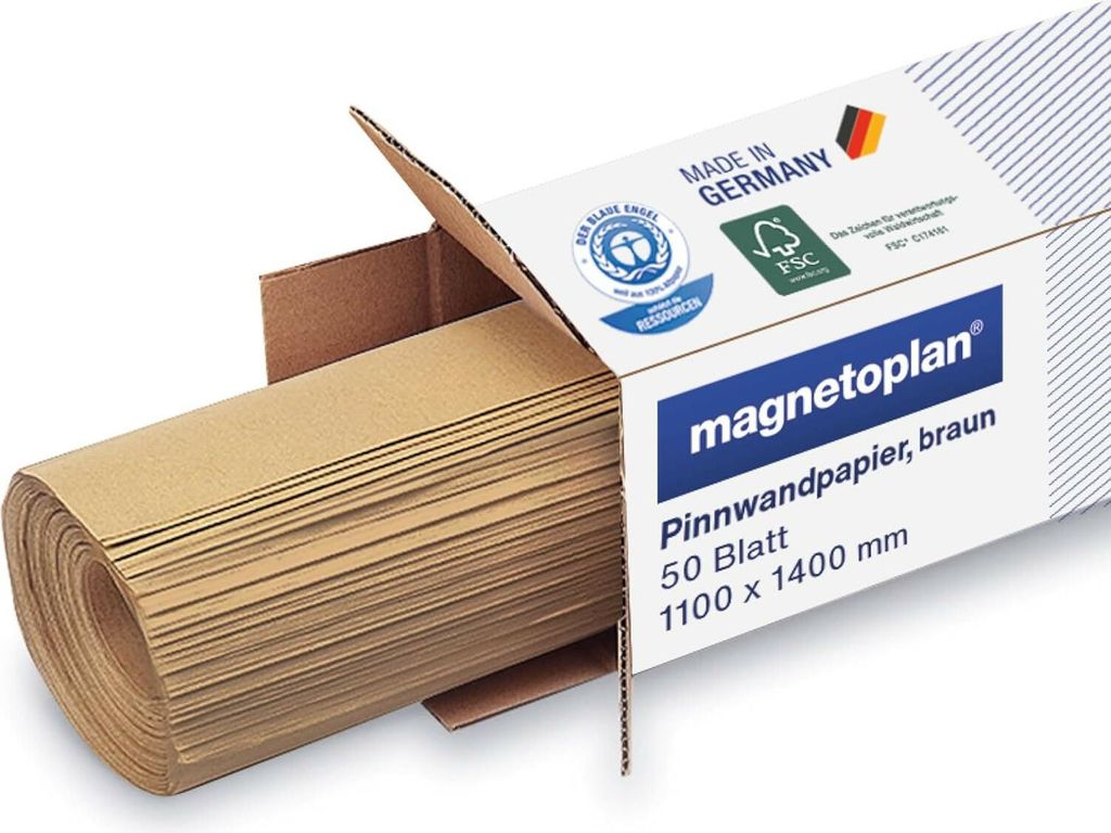 Magenotplan Pinwandpapier - 110x140mm 60g/m² - Braun - 50 Produktbild 