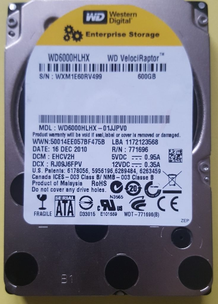 Western Digital WD6000HLHX  600GB SATA 3,5" Produktbild 