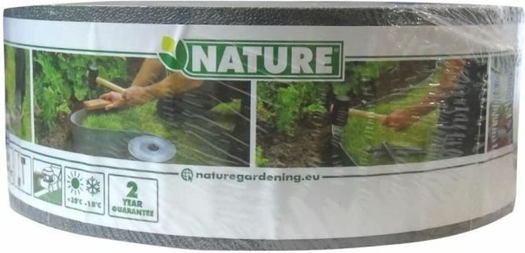 Nature Rasenkante 0,075 x 10 m Grau Produktbild 3