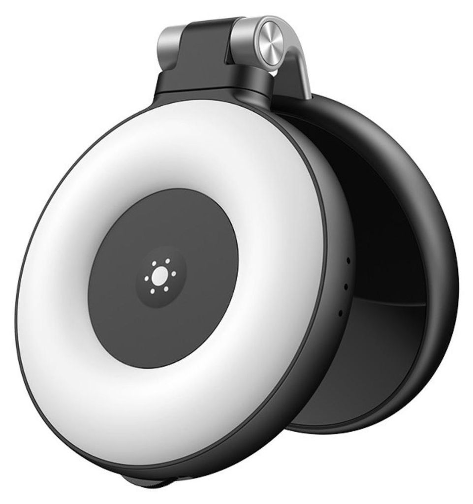 INF MagSafe Magnetische Handy-Blitz- und Aufhellleuchte – 15 W Blitz, 3 W Aufhellleuchte, 500 mAh tragbare Smartphone-Beleuchtung Schwarz