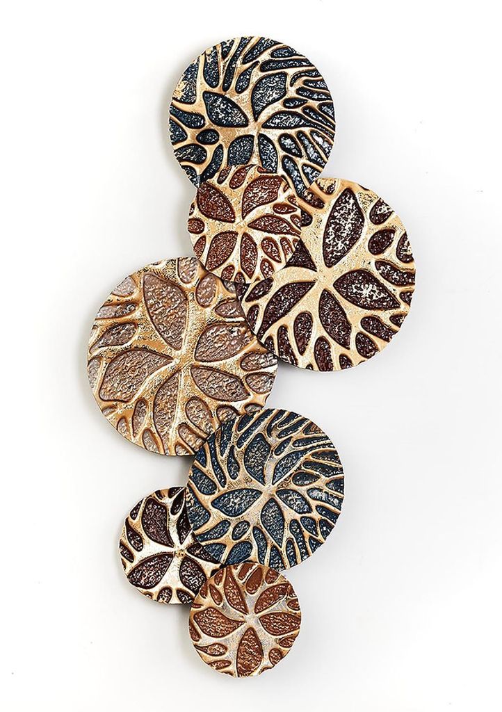 Kobolo Wandbild 3D-Bild Wanddeko - LIFE - gold blau rot Produktbild 2