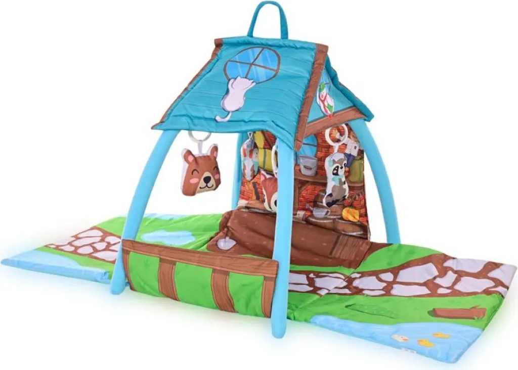 Favoriser la motricité de bébé avec le tapis Lorelli LITTLE HOUSE souple