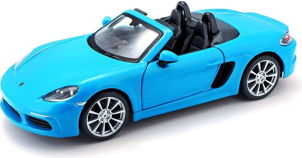 Bburago - Modellauto - Porsche 718 Boxster (blau, Maßstab Produktbild 