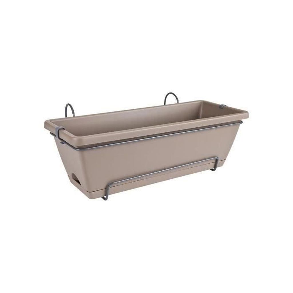 Jardinière Barcelona 50cm Taupe Design Durable Avec Image du produit 