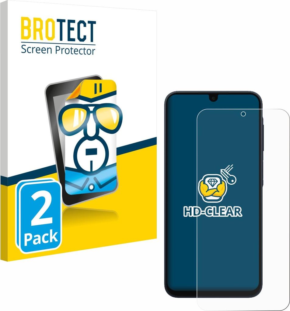 2x Für Samsung Galaxy A17 5G Schutzfolie BROTECT Displayschutz Display Schutz Folie Klar Transparent
