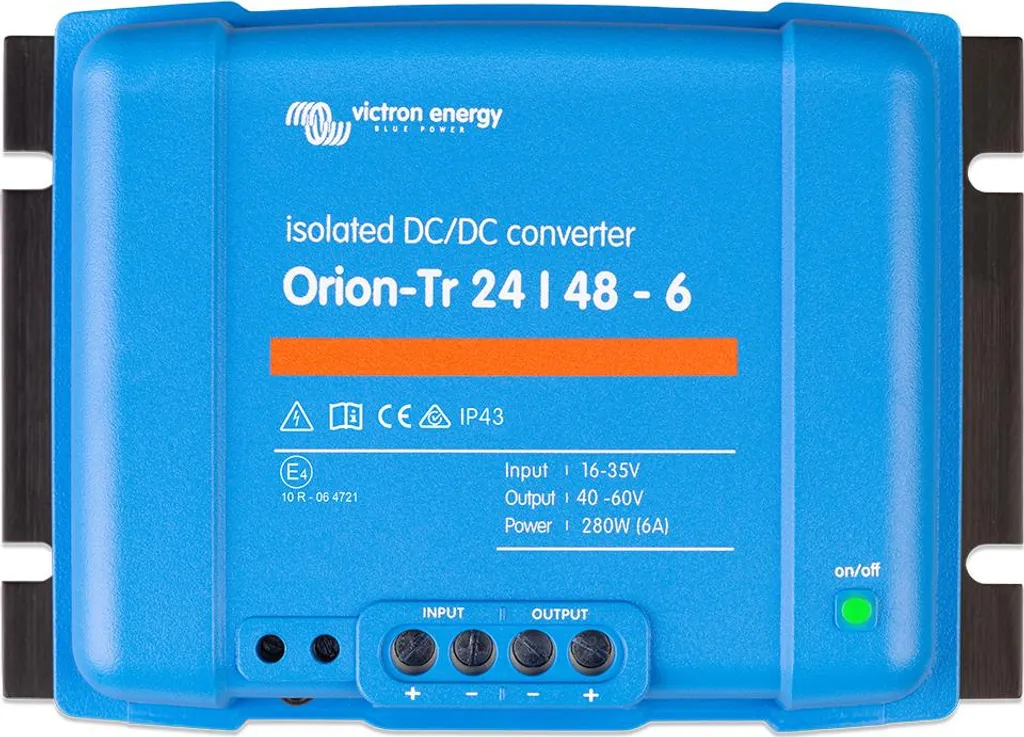 Éliminez les Interférences : Victron Orion-Tr 24/48-6 Convertisseur DC Isolé
