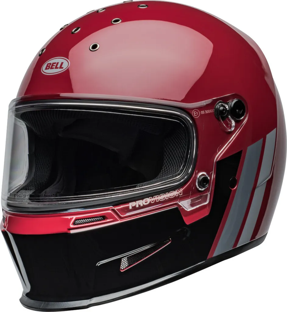 Casque Bell Eliminator GT Anti-Buée et Confortable Rouge Noir XL 61