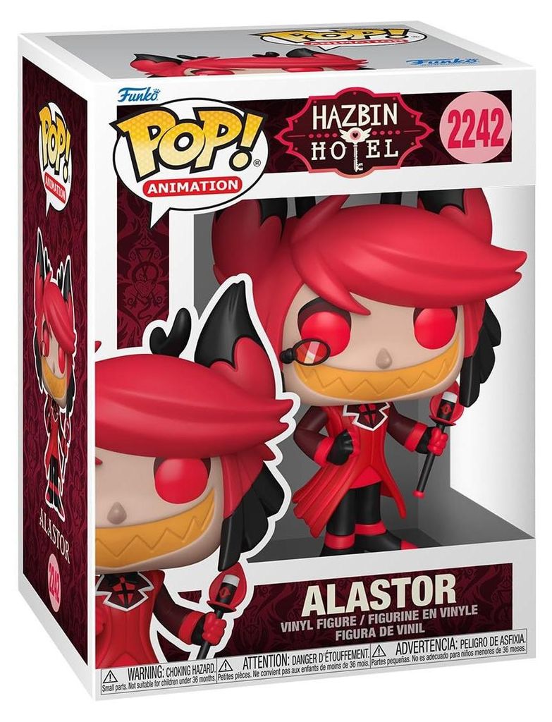 Funko Pop! Animation: Hazbin Hotel - Alastor mit Chase Produktbild 