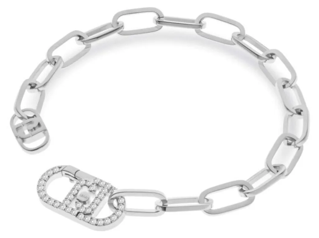 Bracelet Acier Anti-Ternissement et Cristaux : Élégance Sans Effort
