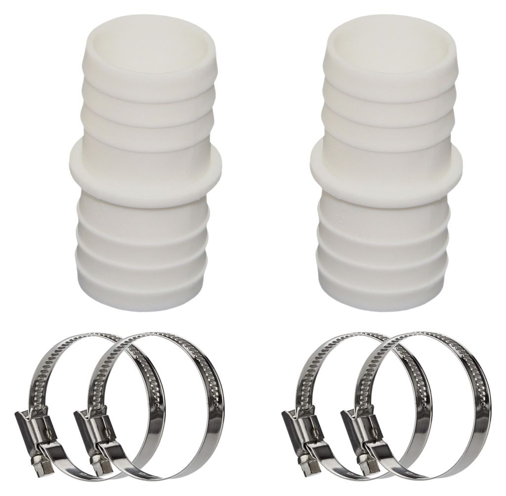 HAF 2x Schlauchverbinder mit 32mm x 32mm | Schlauchtülle x Produktbild 